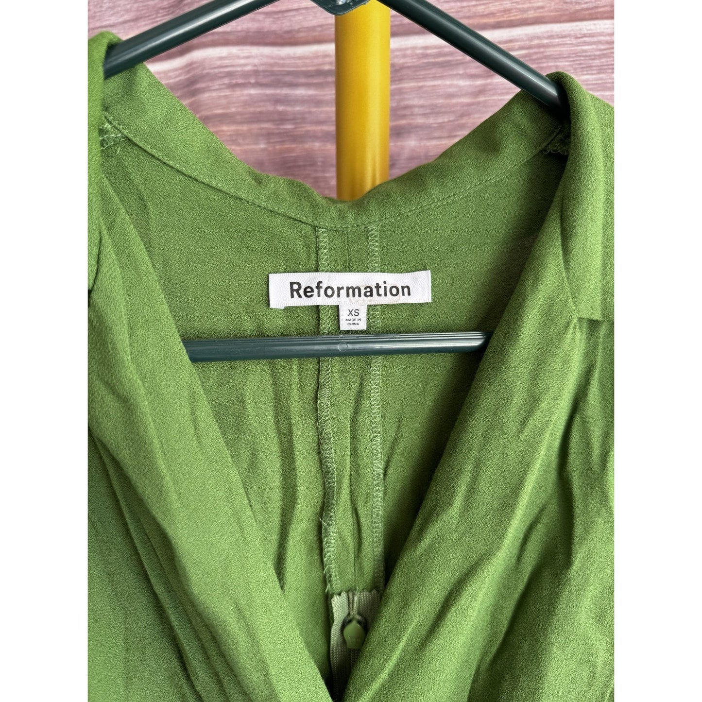 Reformation Danika Maxi Dress Green XS