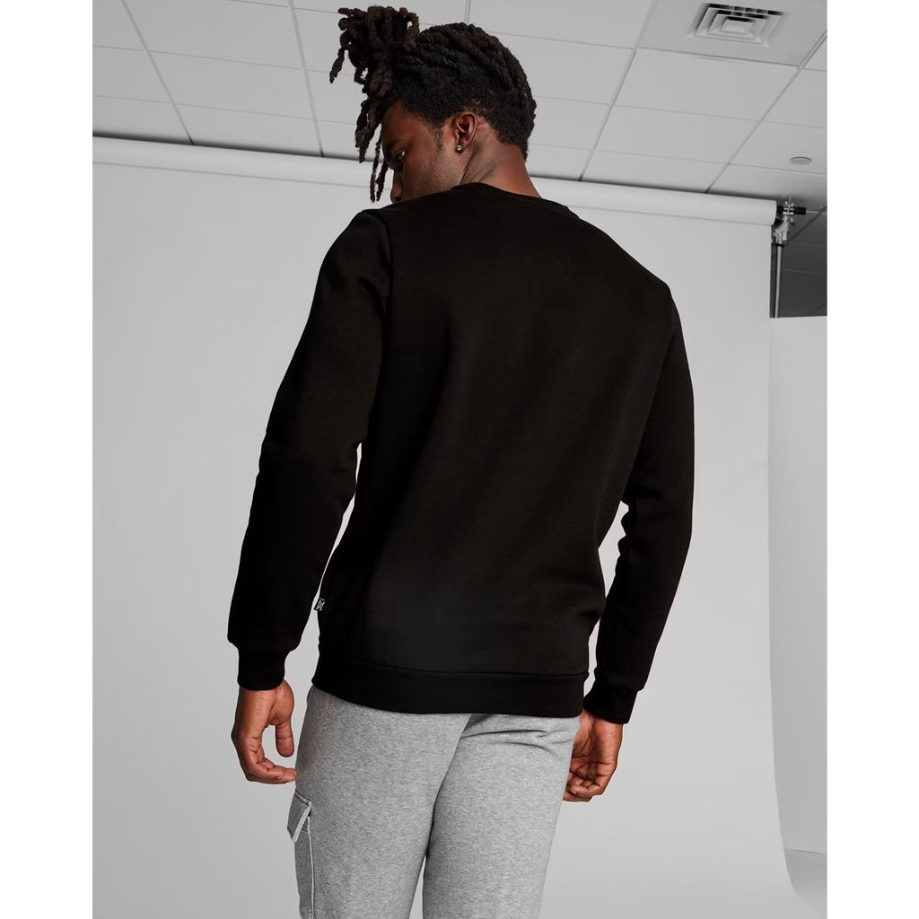 PUMA Essentials Men's Size XS Black Sweatshirt