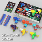 Team Monsterbot VS Team Funplants Foam-Dart Blaster Set (6 Guns 20 Darts)