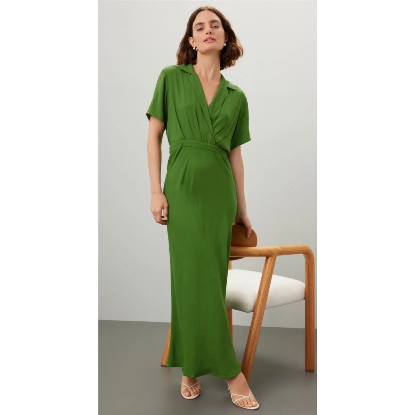 Reformation Danika Maxi Dress Green XS