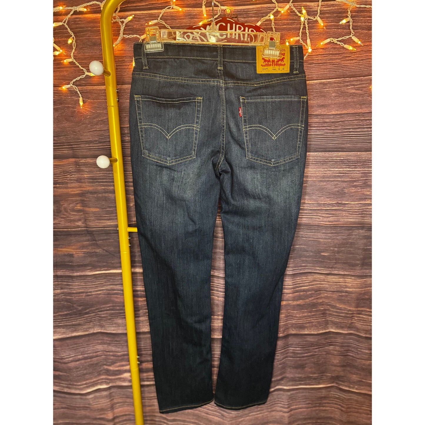 Levi's Boy's 511 16Reg W28 X L30 Slim Eco-Performance Jeans