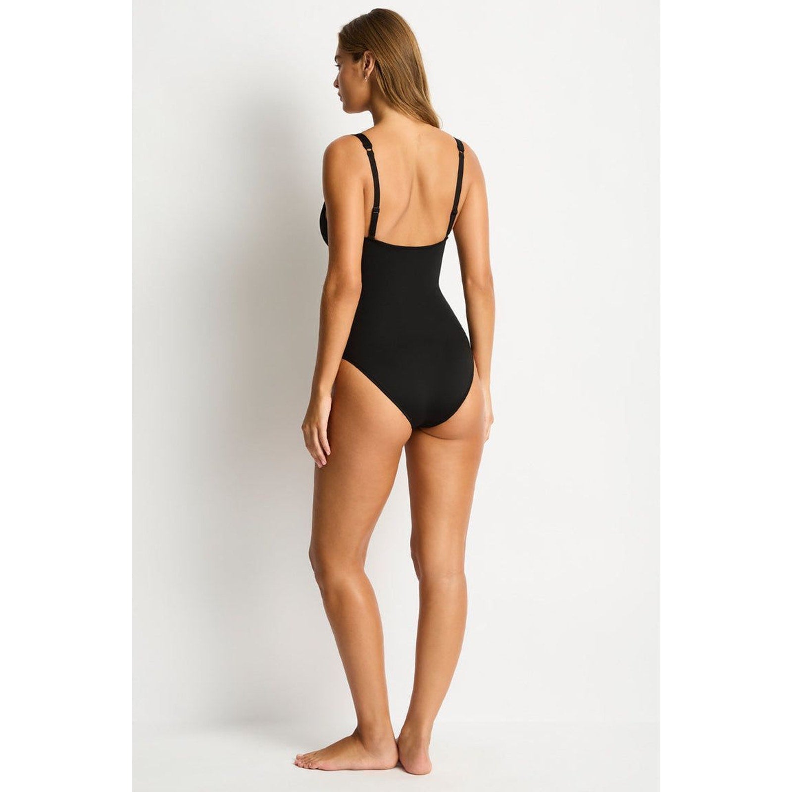 Sea Level Size 4 Essentials Longline Tri One-Piece Swimsuit