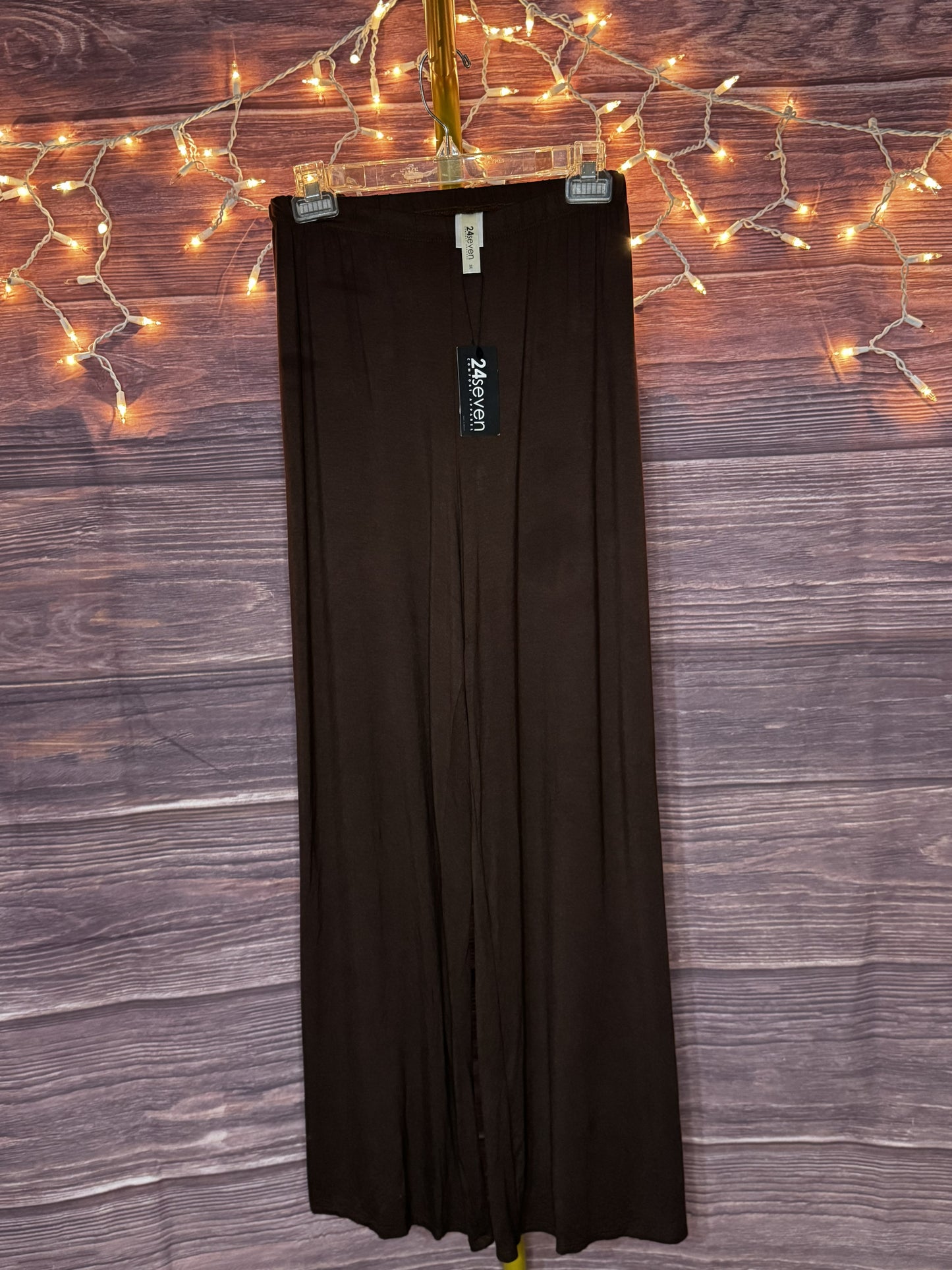 24Seven Comfort Plus Size 3XL Wide-Leg Palazzo Pants