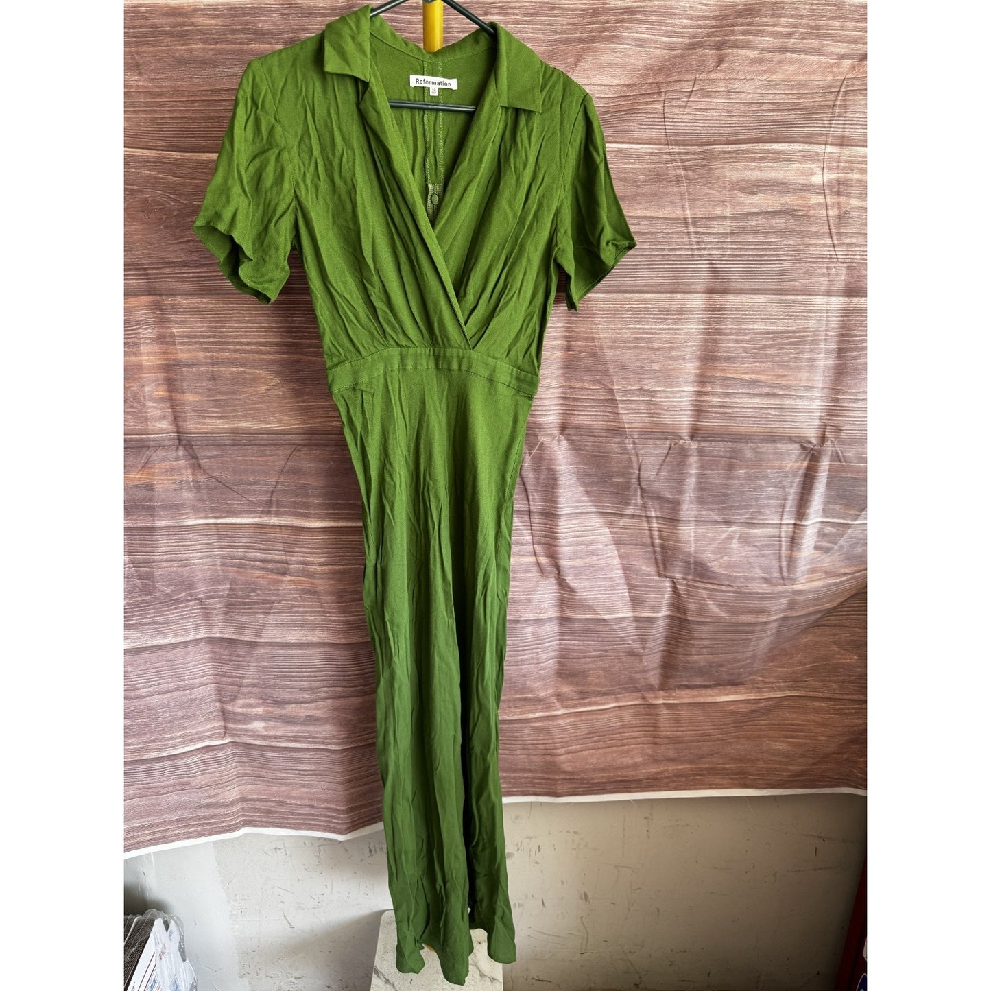 Reformation Danika Maxi Dress Green XS