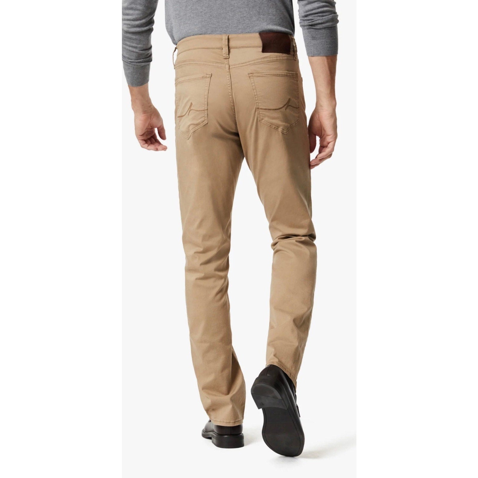 34 Heritage Chrisma Size W38 L36 Classic Comfort-Rise Twill Khaki Pants
