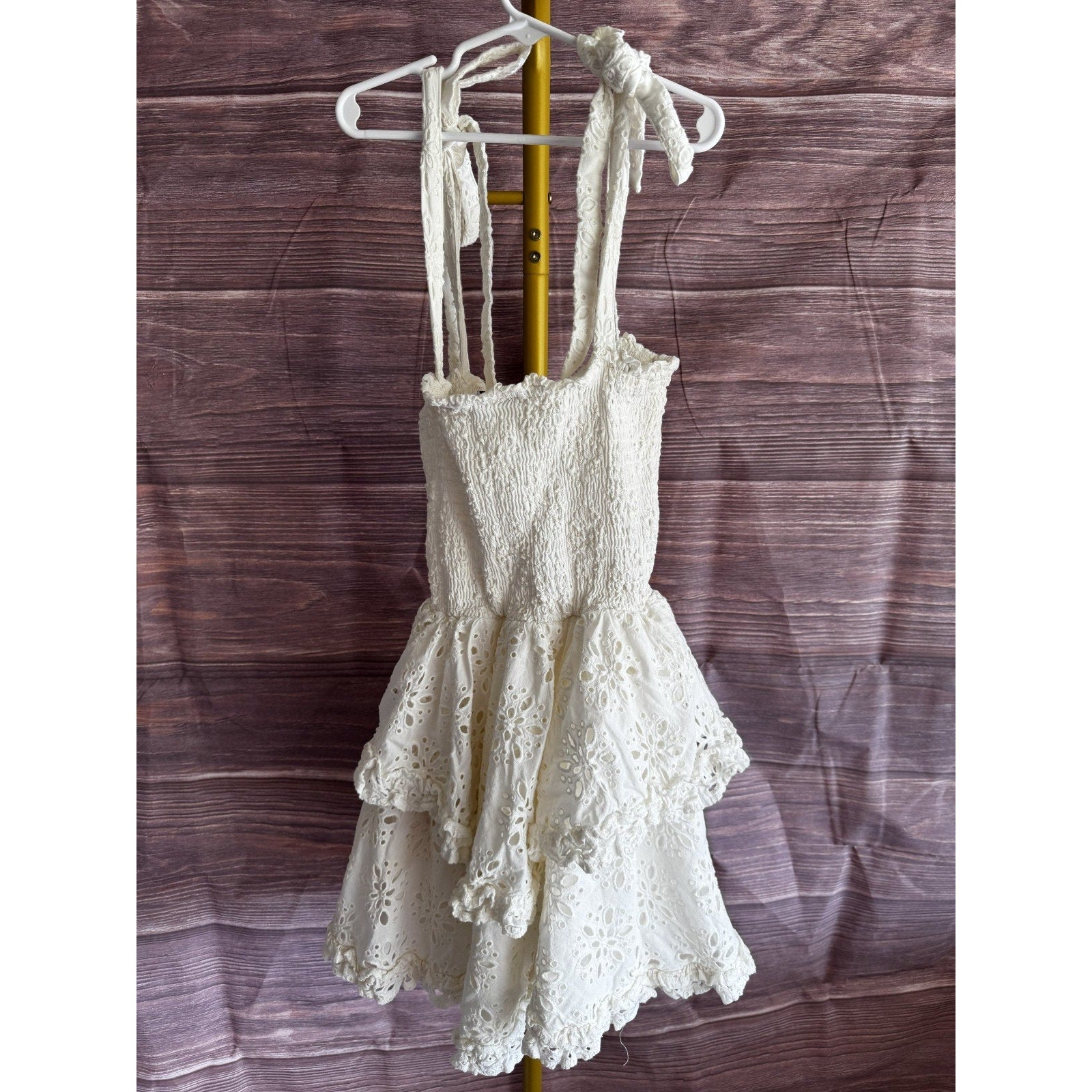 Yumi Kim Size S White Rita Mini Dress