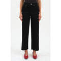 DAZE Size 25 Pleaser All Nighter (Black) High Waist Raw Hem Crop Jeans