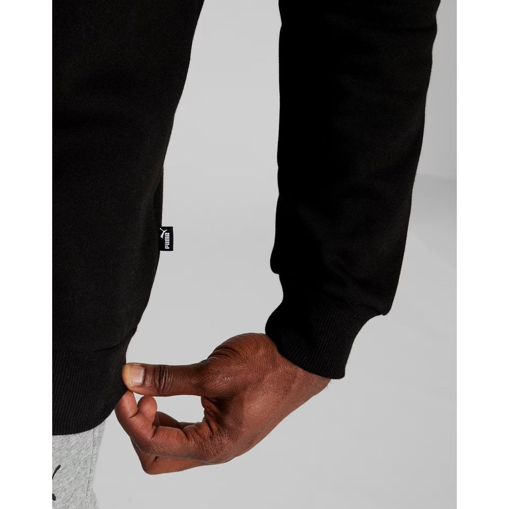 PUMA Essentials Men's Size XS Black Sweatshirt