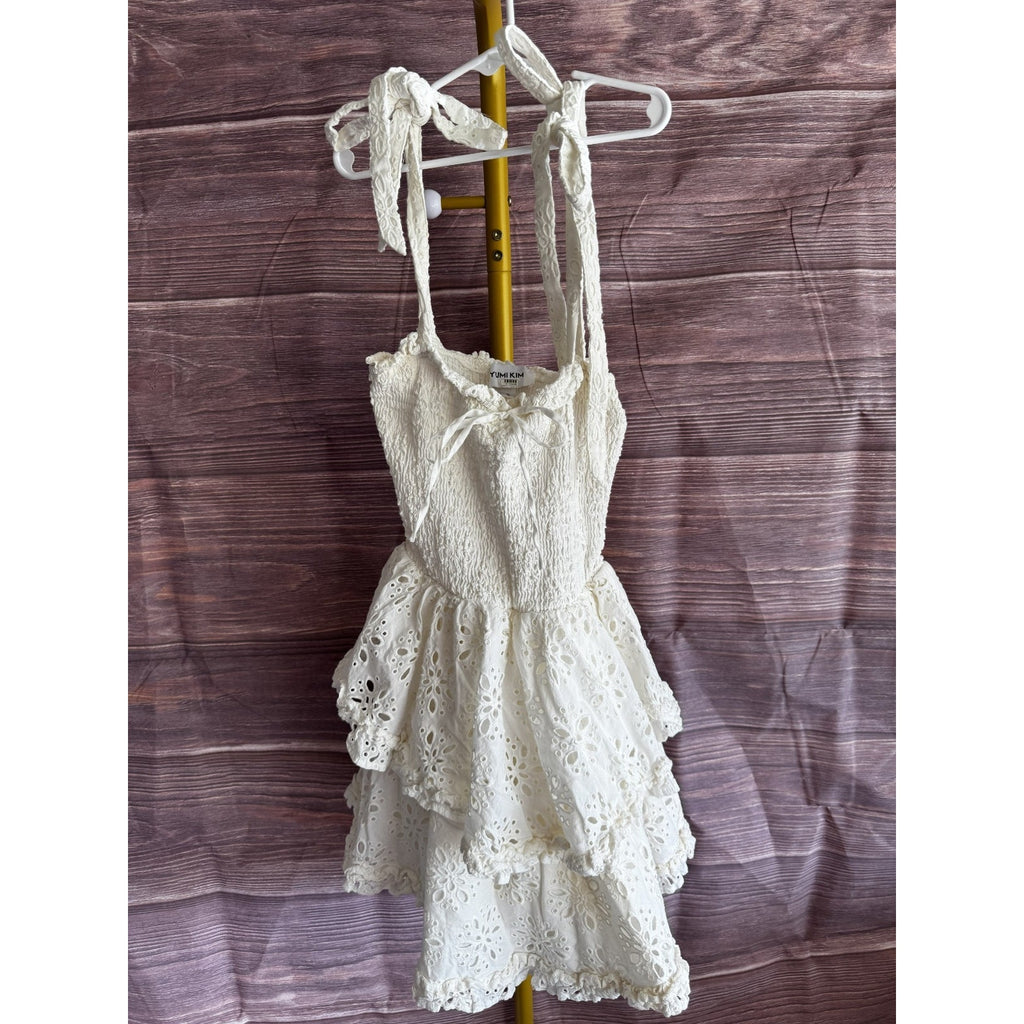 Yumi Kim Size S White Rita Mini Dress