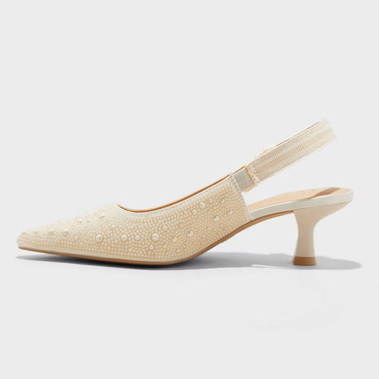 A New Day Milan Pearl Slingback Heels