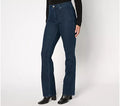 BEAUTIFUL by Lawrence Zarian Size 12 Dark Rinse Baby Boot Jeans