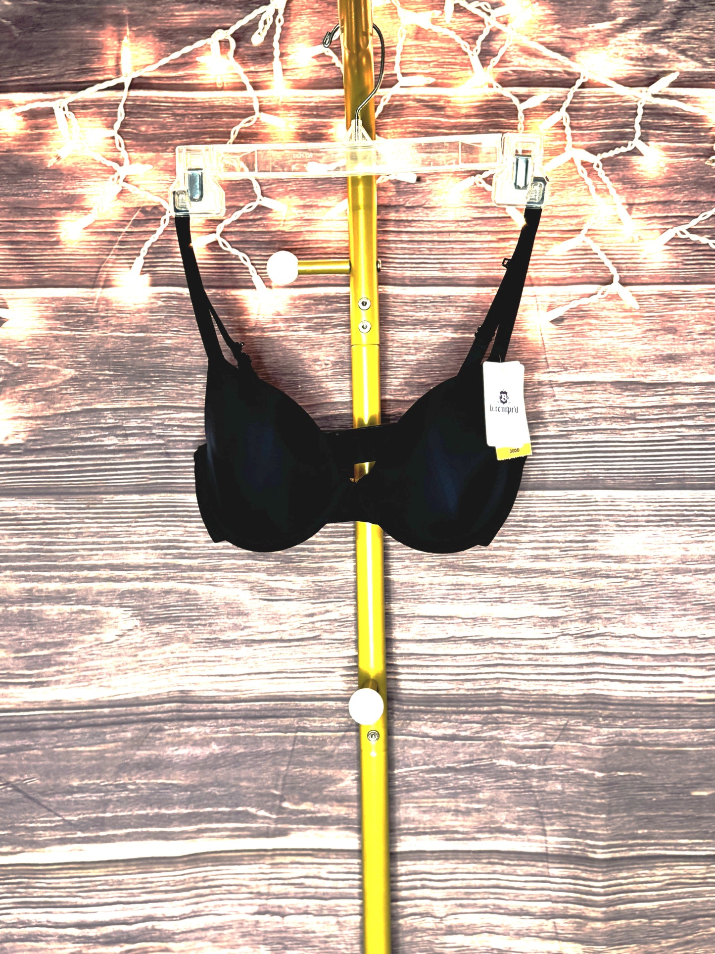 b.tempt'd by Wacoal Size 30DD Black Lightly Padded Underwire T-Shirt Bra