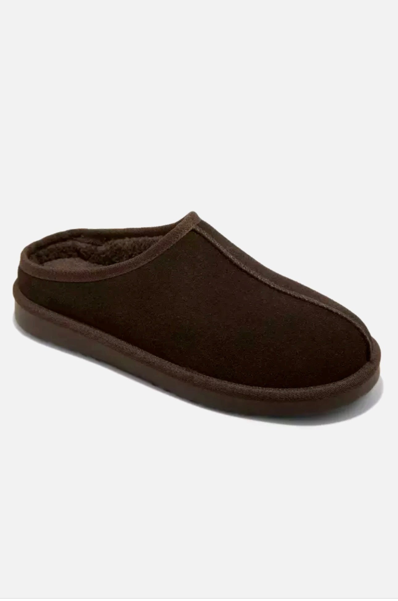 Goodfellow & Co Men's Size 8 Dark Brown Cruz Suede Clog Slippers