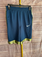 Nike Dri-Fit Kids' Size XL Navy Blue and Gold Basketball Shorts