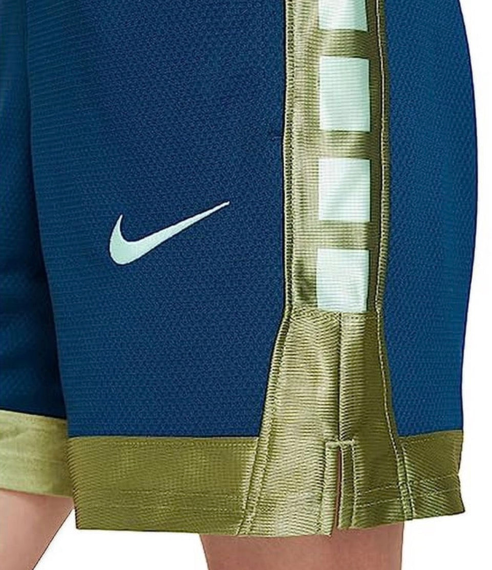 Nike Dri-Fit Kids' Size XL Navy Blue and Gold Basketball Shorts