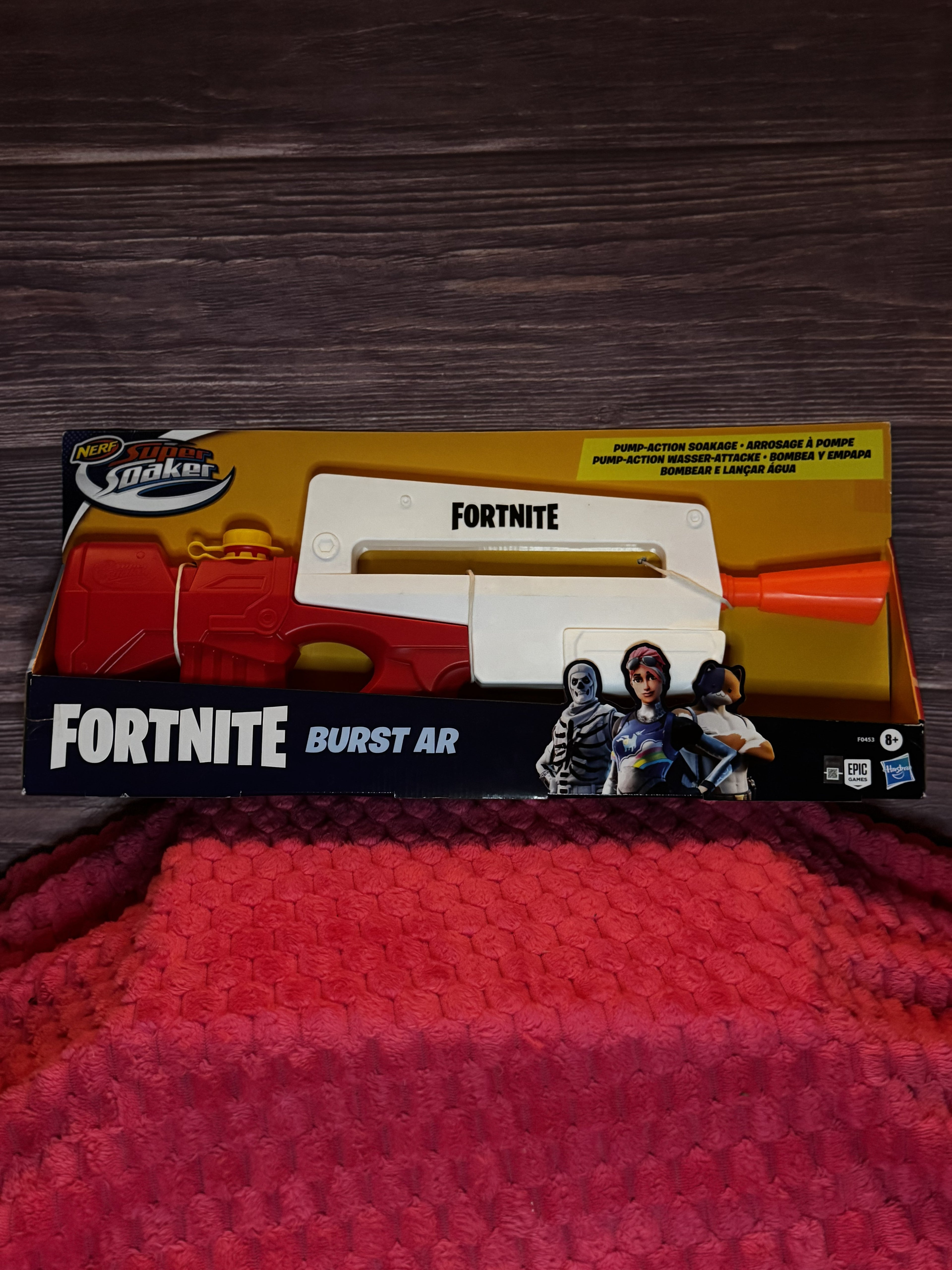 Fortnite Nerf Super Soaker Burst AR Water Blaster (Pump-Action)
