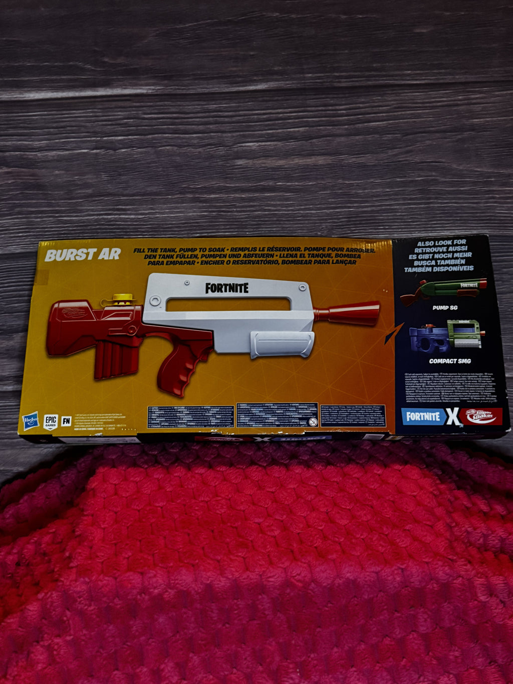 Fortnite Nerf Super Soaker Burst AR Water Blaster (Pump-Action)