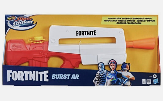 Fortnite Nerf Super Soaker Burst AR Water Blaster (Pump-Action)