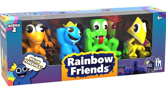 Roblox: Rainbow Friends - Neon Minifigures 4-Pack (Series 2)