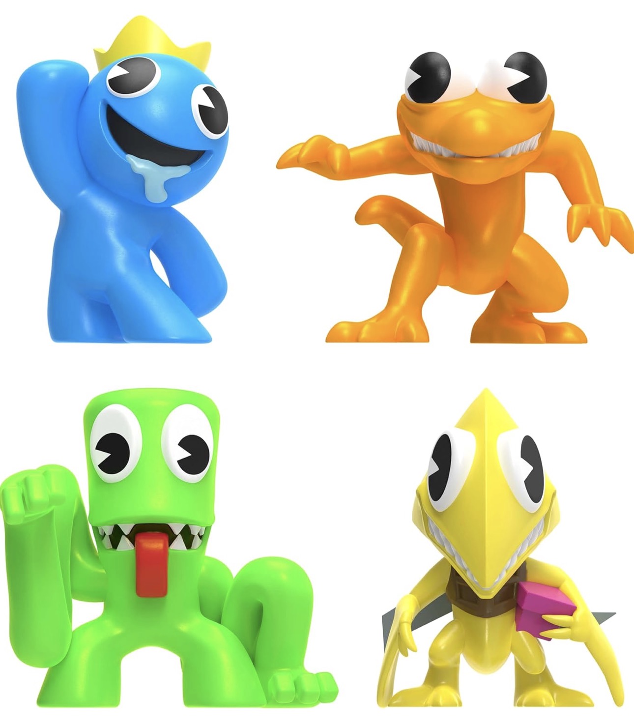 Roblox: Rainbow Friends - Neon Minifigures 4-Pack (Series 2)