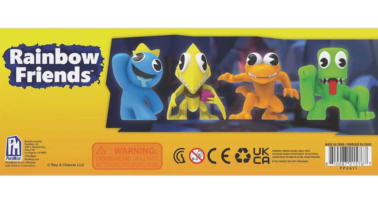 Roblox: Rainbow Friends - Neon Minifigures 4-Pack (Series 2)