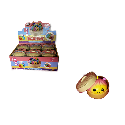 Squishy Bun Large Unicorn Rainbow Mystery Toy