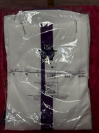 Tayion by Montee Holland Men's Slim-Fit White & Purple Dress Shirt