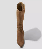 Universal Thread Size 9WC (Wide-Calf) Tan Junie Knee-High Boot w/ Memory Foam