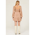 MINKPINK Size M Spencer Rose Color Satin Mini Dress