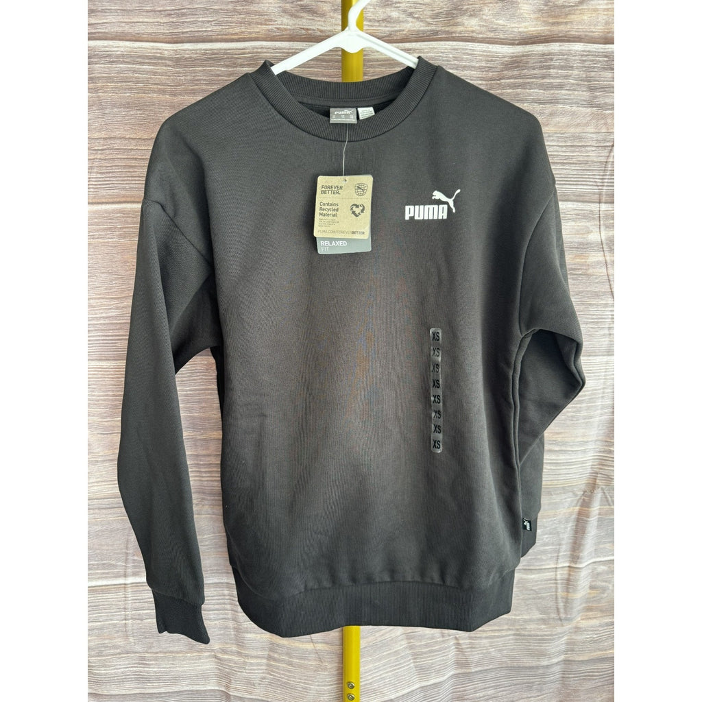 PUMA Essentials Men's Size XS Black Sweatshirt