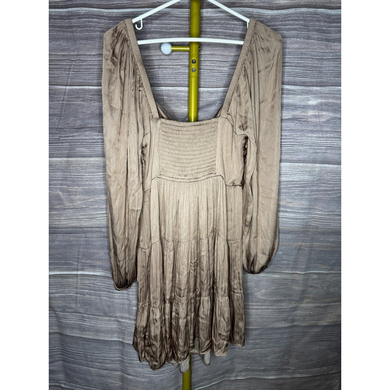 MINKPINK Size M Spencer Rose Color Satin Mini Dress